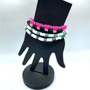 Multicolor Beaded Bracelet Set